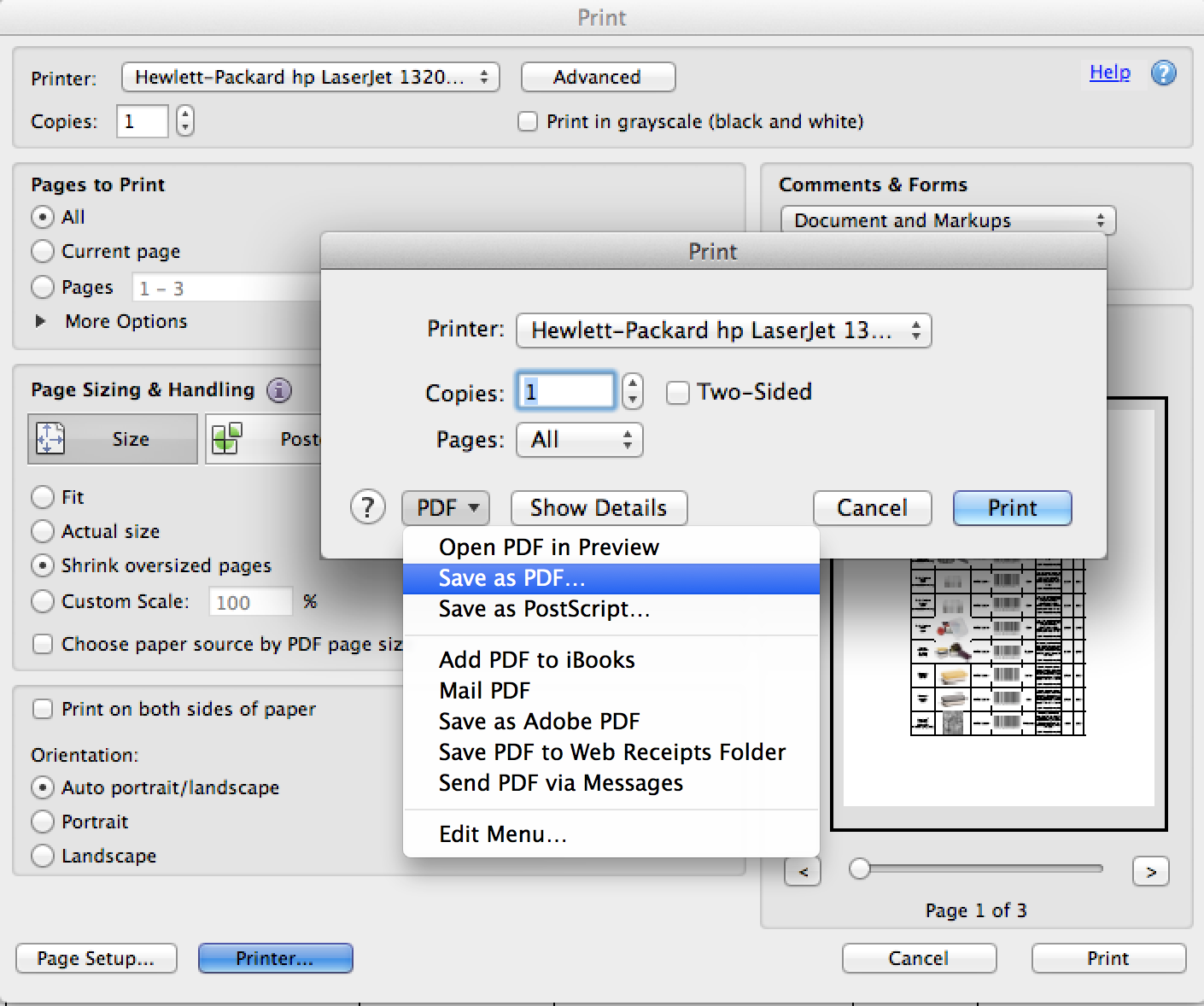 disassociate file format pdf adobe for mac